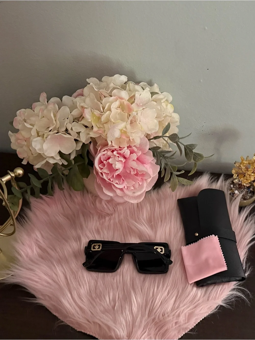 Black Square Oversized Sunglasses